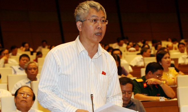 Đại biểu Nguyễn Đức Kiên, Phó Chủ nhiệm Uỷ ban kinh tế Quốc hội.