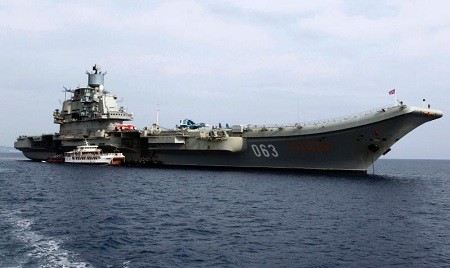 Tàu sân bay Đô đốc Kuznetsov của Nga