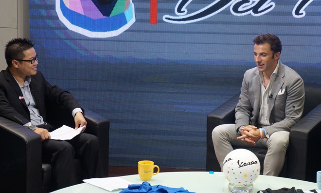 Del Piero bất ngờ trước sự cuồng nhiệt của tifosi Việt Nam