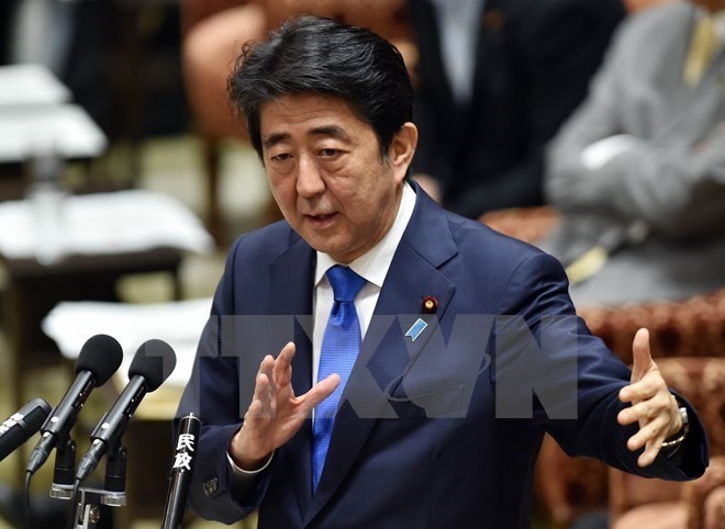 Thủ tướng Nhật Bản Shinzo Abe. (Nguồn: AFP/TTXVN)