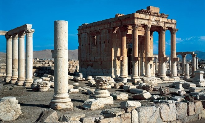 Ngôi đền cổ Baal Shamin ở thành phố Palmyra. (Ảnh: Getty Images)