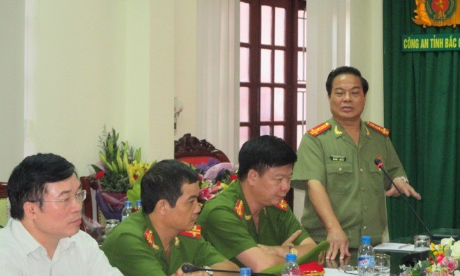 Đại tá Phạm Mạnh Thường công bố những thông tin về vụ án