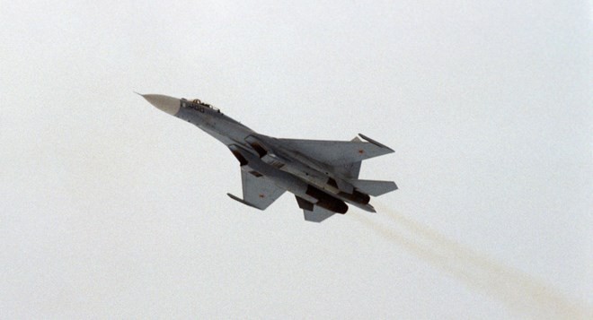 Máy bay tiêm kích Su-27. (Nguồn: Sputniknews.com)