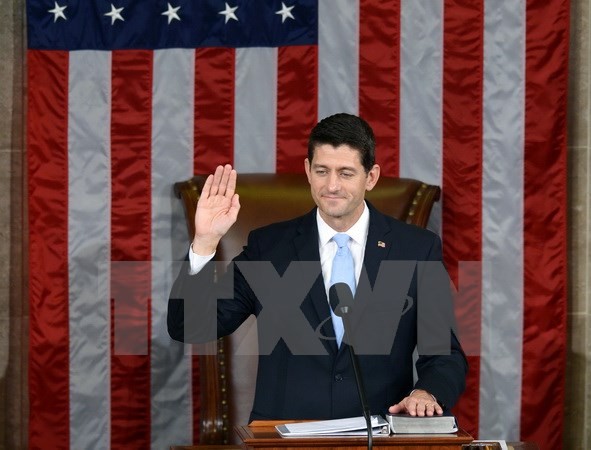 Tân Chủ tịch Hạ viện Mỹ Paul Ryan. (Nguồn: THX/TTXVN)
