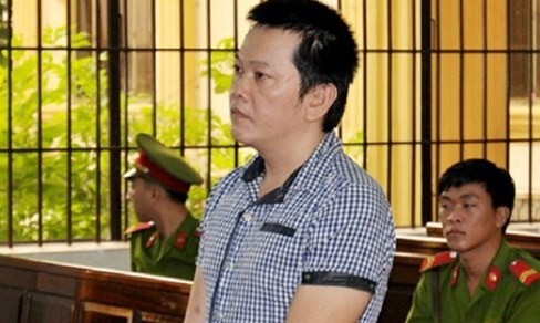 Trương Thành Chí tại phiên tòa xử Ngô Văn Vinh. Ảnh: Người Lao Động