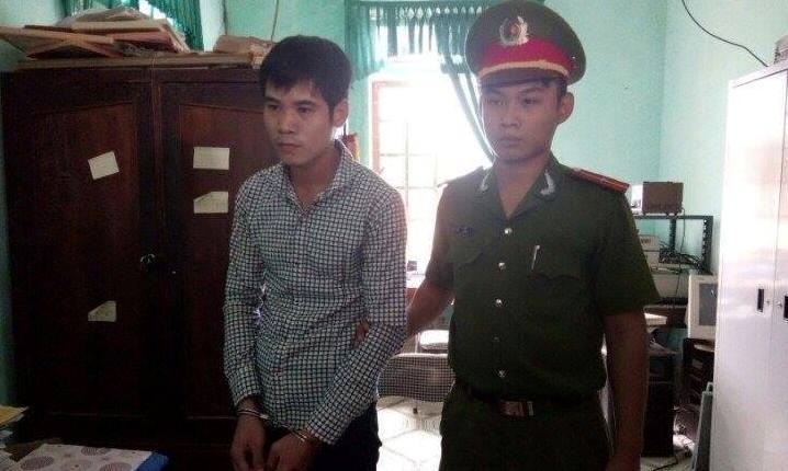 Đối tượng Phan Anh Tuấn bị Công an huyện Hương Khê bắt giam.