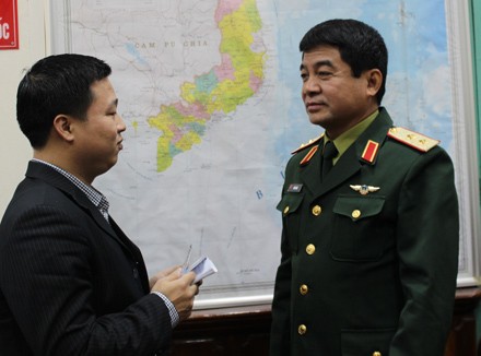  Ông Võ Văn Tuấn, Phó tổng Tham mưu trưởng QĐNDVN trong lần trả lời phỏng vấn phóng viên Dân trí năm 2014.