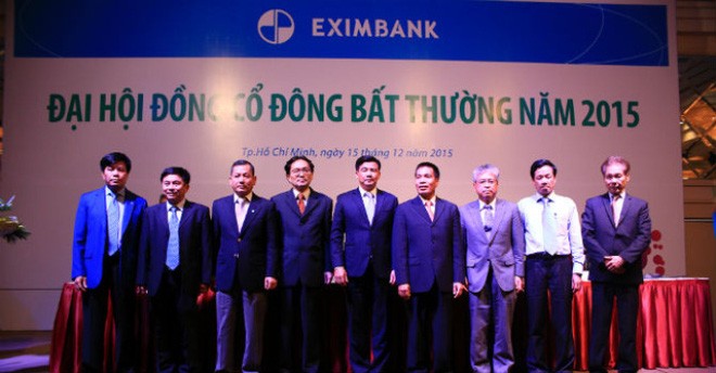Eximbank có dàn lãnh đạo mới