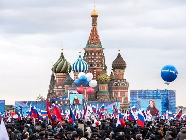 Quảng trường Đỏ ở thủ đô Moskva. (Ảnh: AFP/TTXVN)