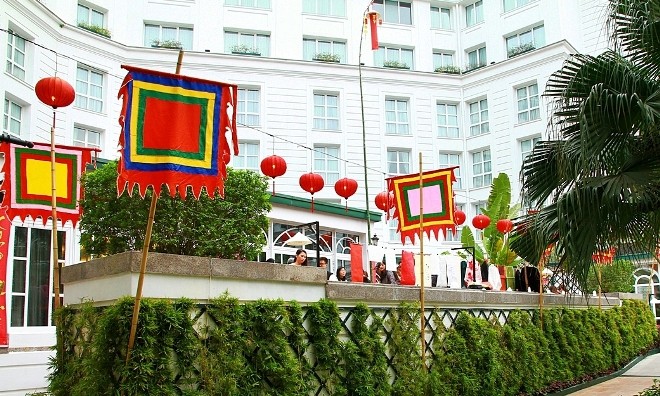 Một phiên chợ Tết tại khách sạn Metropole Hà Nội