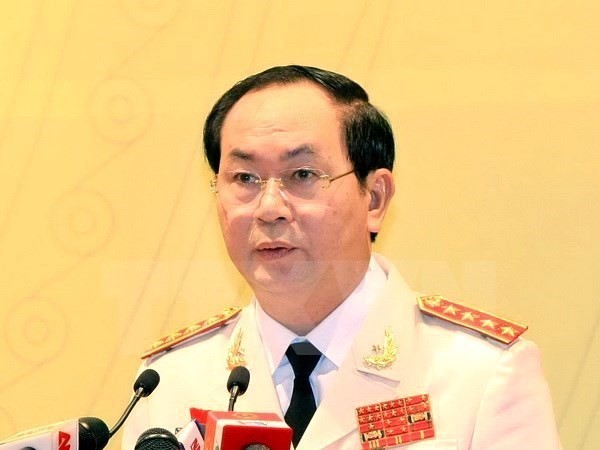Đại tướng Trần Đại Quang. (Nguồn: TTXVN)