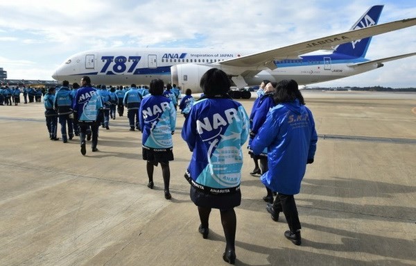 Một chiếc Boeing 787-8 Dreamliner của hãng hàng không All Nippon Airways. (Nguồn: AFP)