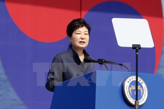 Tổng thống Hàn Quốc Park Geun Hye. (Ảnh: AFP/TTXVN)