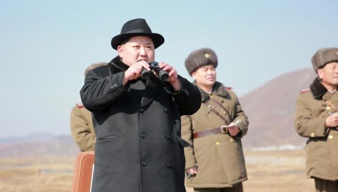 Nhà lãnh đạo Triều Tiên trong một chuyến thị sát. Ảnh: Reuters.