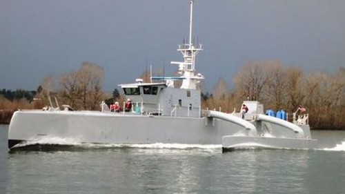 Tàu chống ngầm tự hành “Thợ săn biển”. Nguồn: Reuters.
