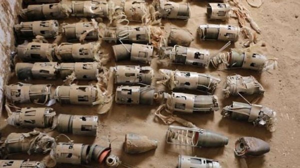 Bom chùm được sử dụng ở Yemen. (Nguồn: scmp.com)