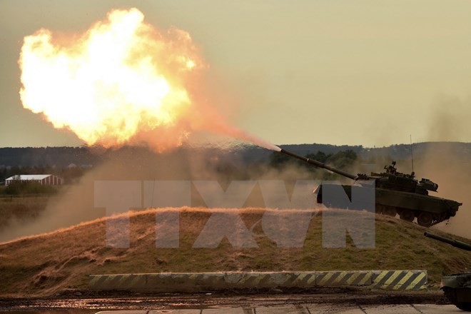 Xe tăng của Nga. (Nguồn: AFP/TTXVN)