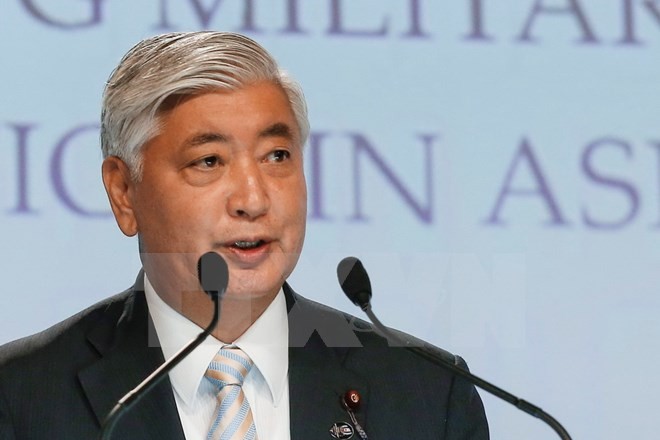 Bộ trưởng Quốc phòng Nhật Bản Gen Nakatani. (Ảnh: EPA/TTXVN)