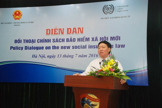 Thứ trưởng LĐ-TB&XH Phạm Minh Huân.