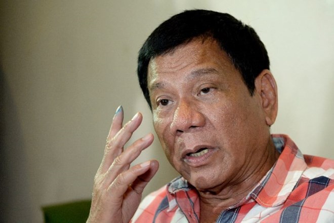 Tổng thống Philippines Rodrigo Duterte cũng lấy làm tiếc vì phát ngôn của ông xúc phạm ông Obama. (Nguồn: Yahoo)