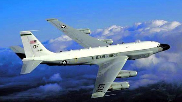 Máy bay trinh sát chiến lược RC-135W của Mỹ. (Nguồn: Reuters) 