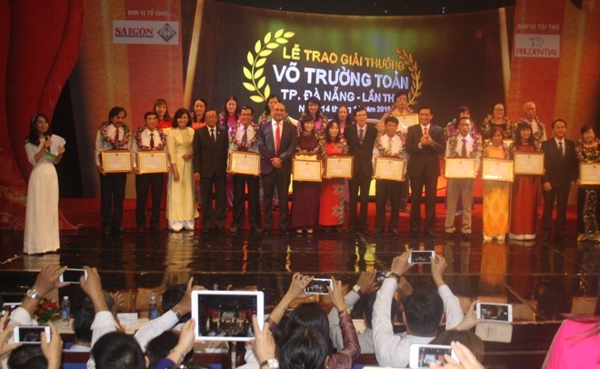 20 giáo viên TP Đà Nẵng được vinh danh và nhận giải thưởng Võ Trường Toản 