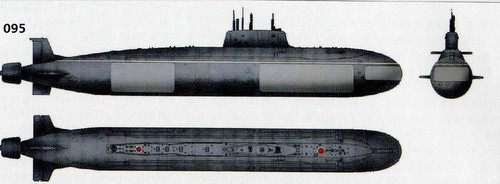  Hình mẫu dự đoán thiết kế của lớp Type-095. Ảnh: ZZWave.