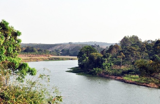 Một đoạn sông Đa Nhim 