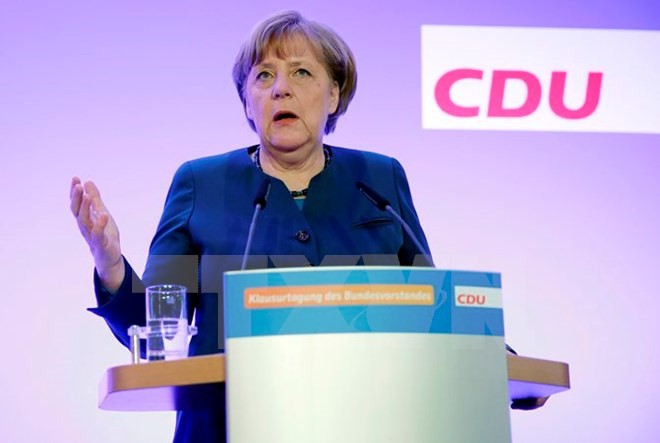 Thủ tướng Đức Angela Merkel. (Nguồn: EPA/TTXVN)