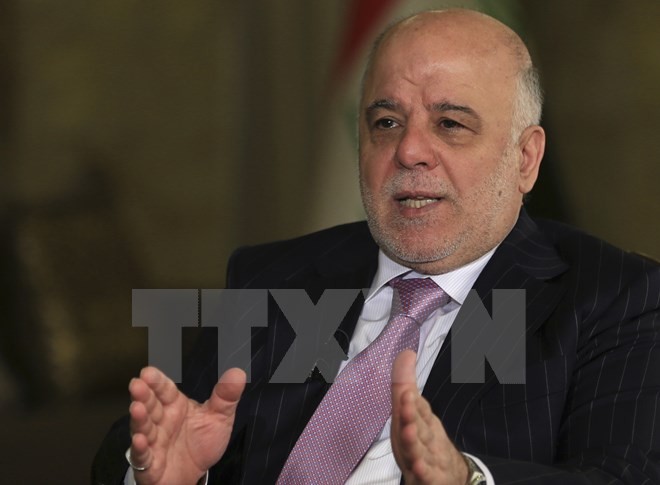 Thủ tướng Iraq Haider al-Abadi. (Nguồn: AP/TTXVN)