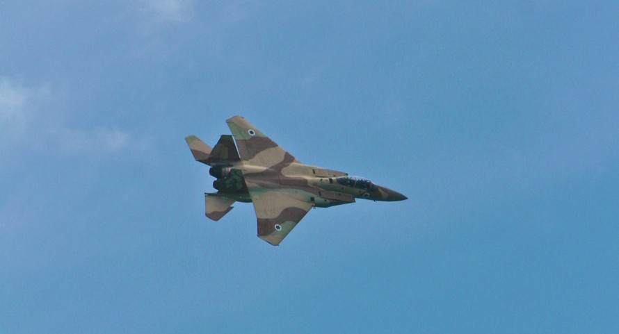Một chiến đấu cơ của không quân Israel.