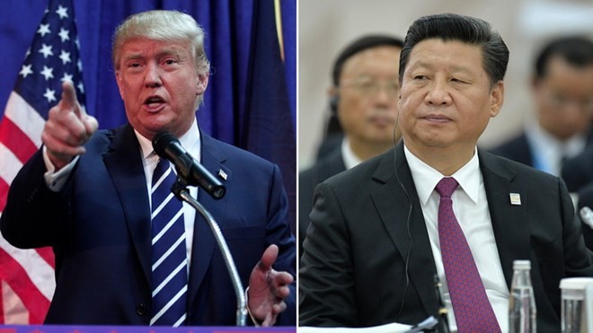 Tổng thống Mỹ Donald Trump và Chủ tịch Trung Quốc Tập Cận Bình. (Nguồn: cnn.com)