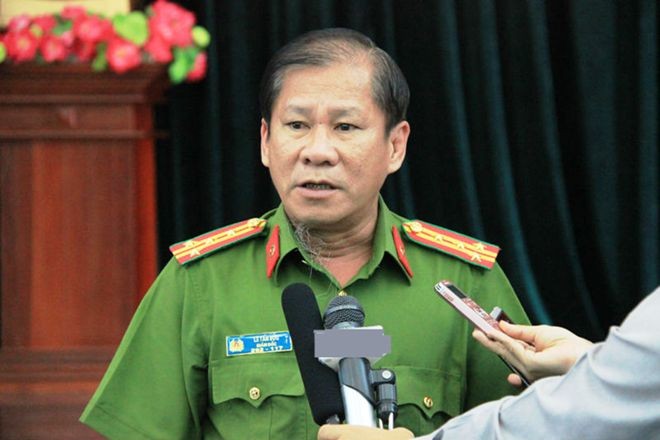 Đại tá Lê Tấn Bửu, giám đốc Cảnh sát PCCC.
