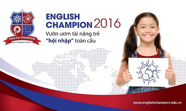 Trên 25.000 thí sinh tham dự English Champion 2016