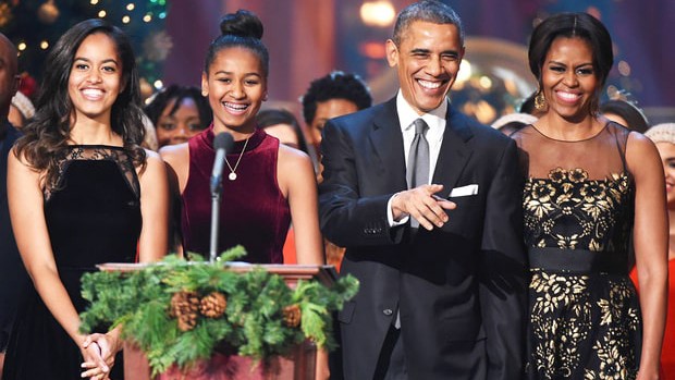 Ông Obama lấy vợ làm hình mẫu cho hai con gái.