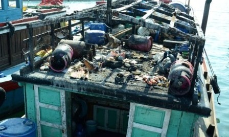 Nổ bình gas khiến 2 ngư dân Lý Sơn tử nạn trên vùng biển Trường Sa.