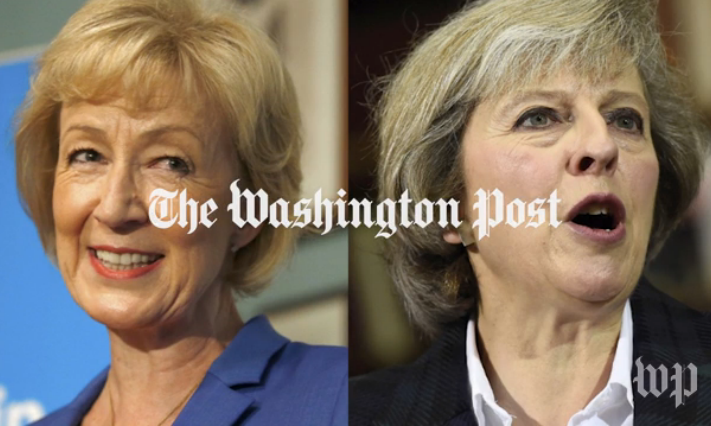 Bà Andrea Leadsom (trái) và bà Theresa May (phải) là hai ứng viên cuối cùng giành vị trí Thủ tướng Anh.