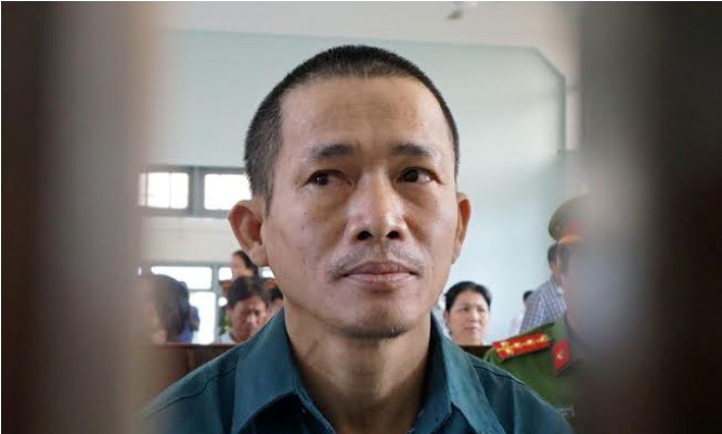 Bị cáo Nguyễn Thọ sau vành móng ngựa