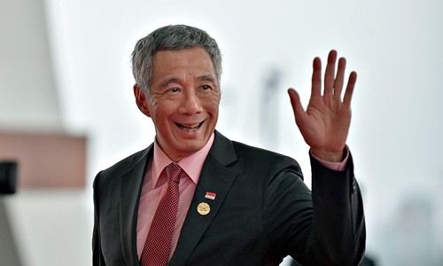Thủ tướng Singapore Lý Hiển Long tại hội nghị G20 hôm 4/9. Ảnh: Reuters