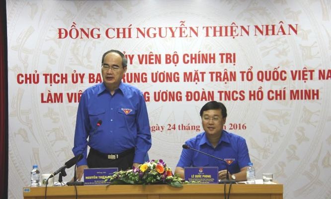 Chủ tịch MTTQ Việt Nam Nguyễn Thiện Nhân.