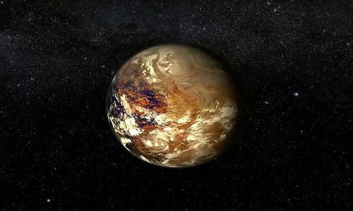 Đồ họa mô phỏng hành tinh Proxima b. Ảnh: ESA.