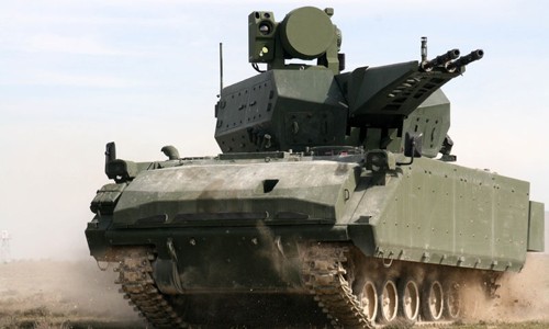 Pháo 35 mm gắn trên hệ thống Korkut có thể khai hỏa 1100 viên/phút. Ảnh: Defense Blog