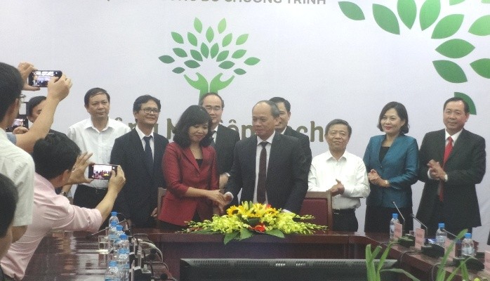 Lễ ký kết Thỏa thuận phối hợp chỉ đạo chương trình “Nông nghiệp sạch” phát sóng trên VTV.