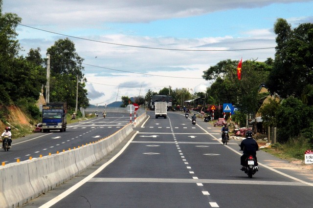 Quốc lộ 1 đoạn qua Phú Yên.