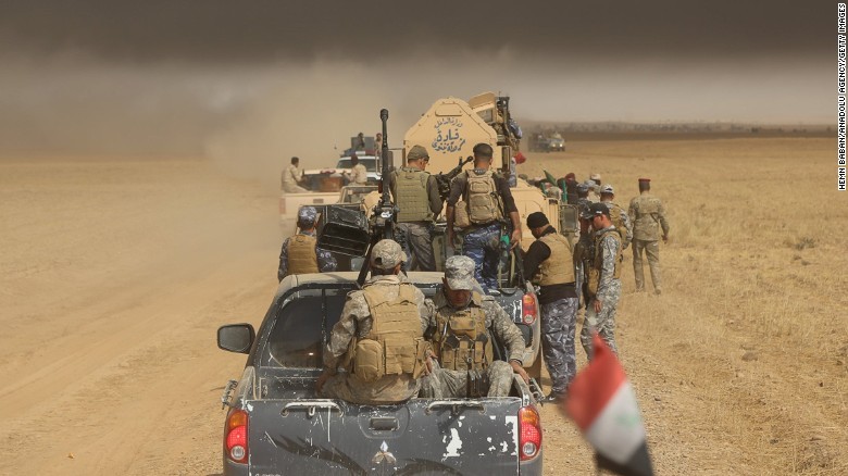 Quân đội Iraq tiến quân về giải phóng Mosul.
