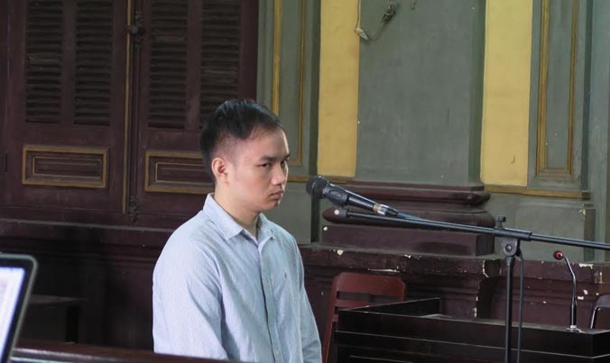 Giết người xe ôm để cướp của, Trần Duy Hải nay lãnh 19 năm tù. Ảnh: Tân Châu