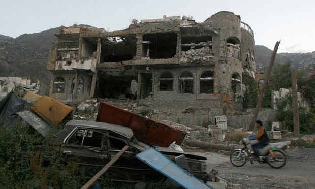 Taiz là một trong những thành phố chịu ảnh hưởng nặng nề nhất trong cuộc xung đột ở Yemen. Ảnh: Reuters