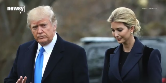 Tổng thống Trump và con gái trong chuyến thăm bất ngờ đến căn cứ không quân ở tiểu bang Delaware.
