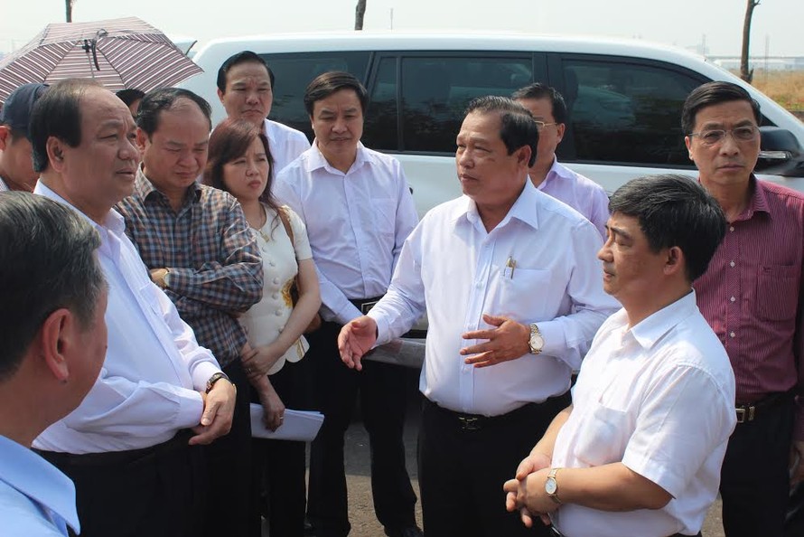 Tổ công tác Chính phủ khảo sát tại dự án đường Minh Hưng- Đồng Nơ
