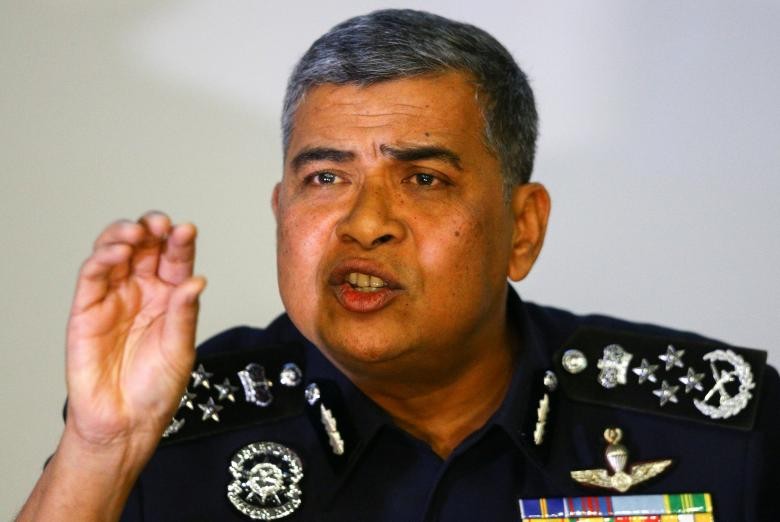 Trưởng Cảnh sát Hoàng gia Malaysia Khalid Abu Bakar.